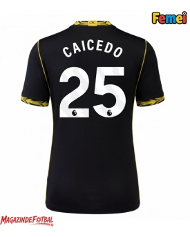 Chelsea Moises Caicedo #25 Tricou Fotbal Replică 2026-27 Femei Deplasare
